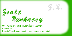 zsolt munkacsy business card