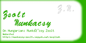 zsolt munkacsy business card